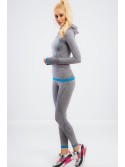 Light gray sports leggings 1105 - Online store - Boutique